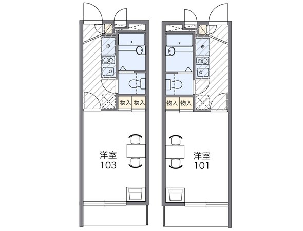 長田駅 バス6分  堀切西下車：停歩9分 2階の物件間取画像